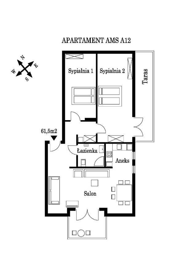Apartament Ams A12 Rewal Exterior photo